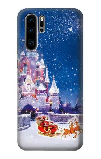 S3282 Santa Xmas Castle Case For Huawei P30 Pro